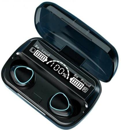 Zest M10 TWS Bluetooth 5.1 Wireless Earbuds Super Deep Bass with Mic & Charging Case β Black I ZSNGG02