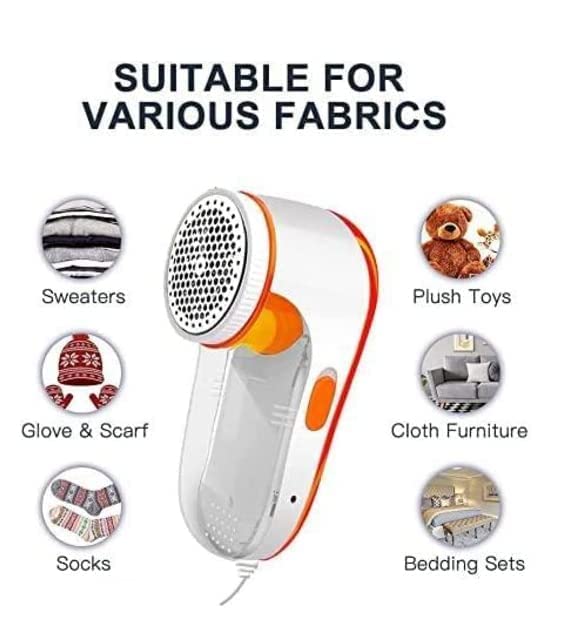 Zest Electric Lint Remover – Fuzz & Bubble Remover for Woolens, Clothes & Blankets. ZENG62