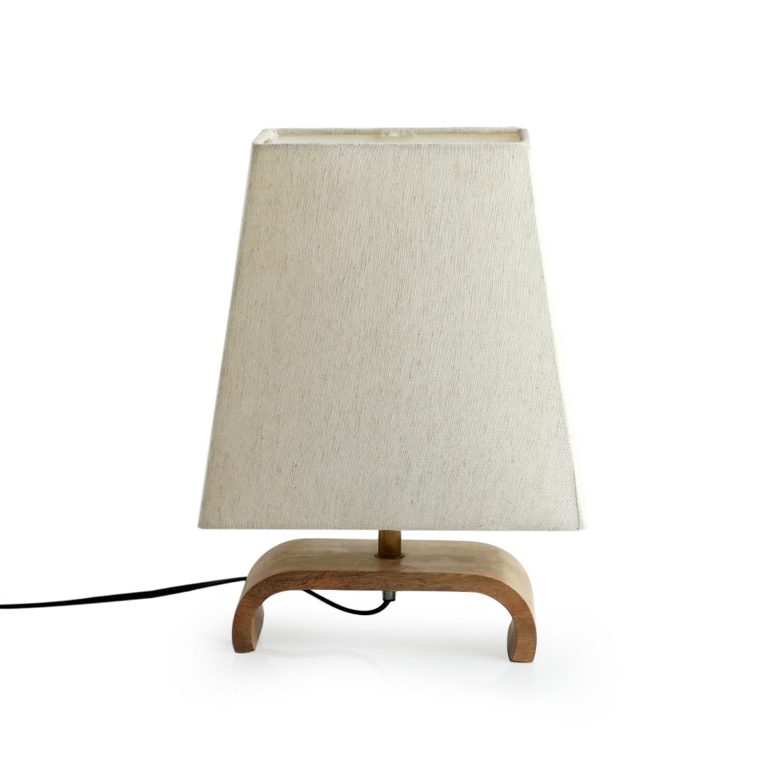 Zest Wooden Incandescent Table Lamps for Home Decoration Table Lamp for Bedroom Bedside Lamp for Living Room