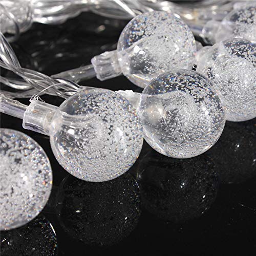 Zest 14 LED Crystal Ball String Lights – 3M Warm White Decorative Fairy Lights for Diwali, Christmas, Weddings, Parties, Patio, Lawn, Restaurants & Home Decor