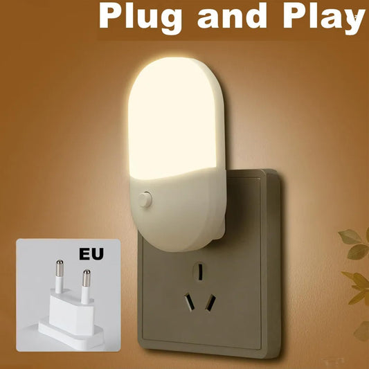 Zest Home DecorPlug in Night Lamp Night Light Energy Saving LED Plug in Lamp for Children Kids Bedroom Kids Bithday Return Gift and Multicolour