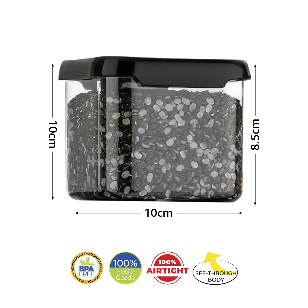 Zest Air Tight Modular Containers Storage Set For Kitchen, Pantry Organization, Bpa-Free and Dishwasher Safe