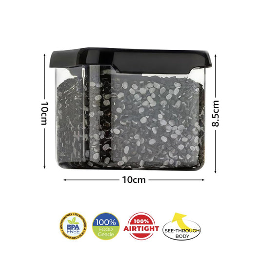 Zest Air Tight Modular Containers Storage Set For Kitchen, Pantry Organization, Bpa-Free and Dishwasher Safe