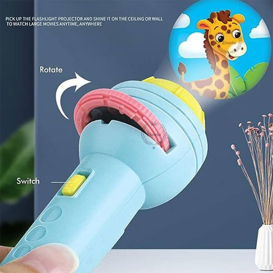 Zest Kids Projector Torch | 24 Picture Slides | Educational Light Toy for Ages 2–5 | Fun & Interactive Learning