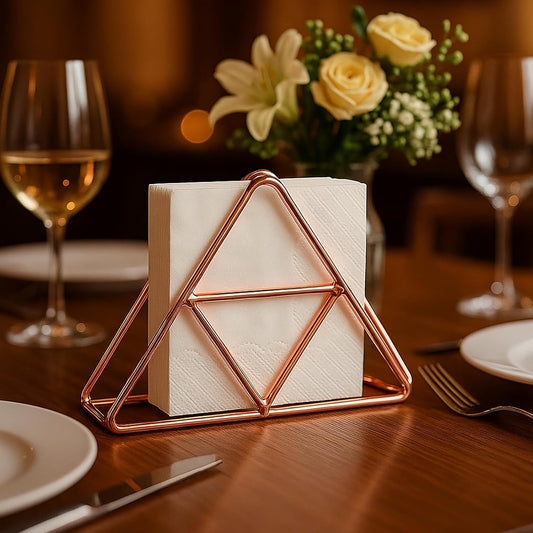 Zest Napkin Holder for Dining Table - Tissue Paper Stand for Kitchen, Table, Home Décor, Office, Restaurant, Tissue Dispenser Organizer for Dinner Tables, Kitchen and Bathroom