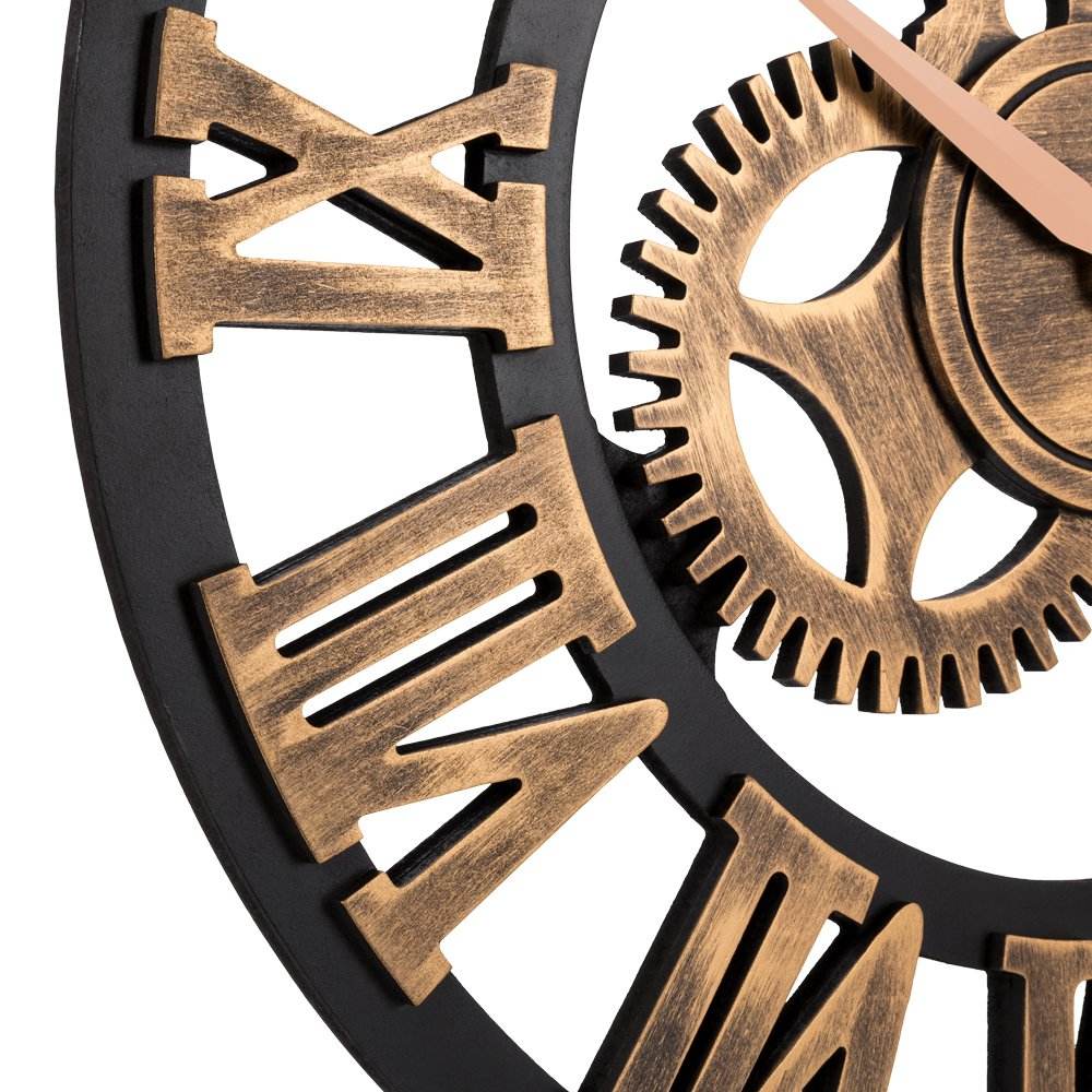 Custom Rotating Wooden Wall Clock – High-Quality Modern Home Decoration
