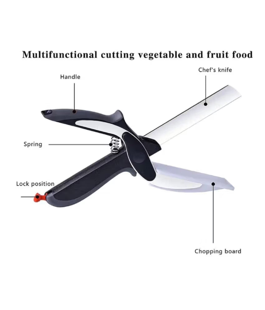Zest Vegetable & Fruit Clever Cutter Stainless Steel Vegetable Scissor