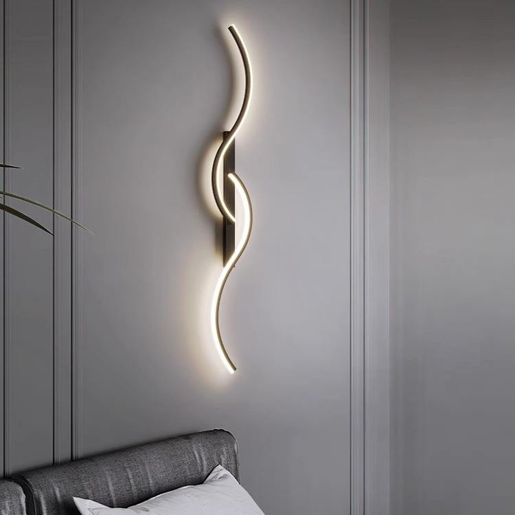Modern Long Strip Wall Light – 60cm/80cm/100cm Bedroom & Living Room Decorative Lamp