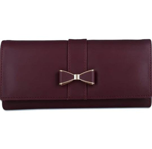 Zest Women's Maroon Faux Leather Hand Wallet Clutch Trendy | 6 Card Slots | Phone Pocket
