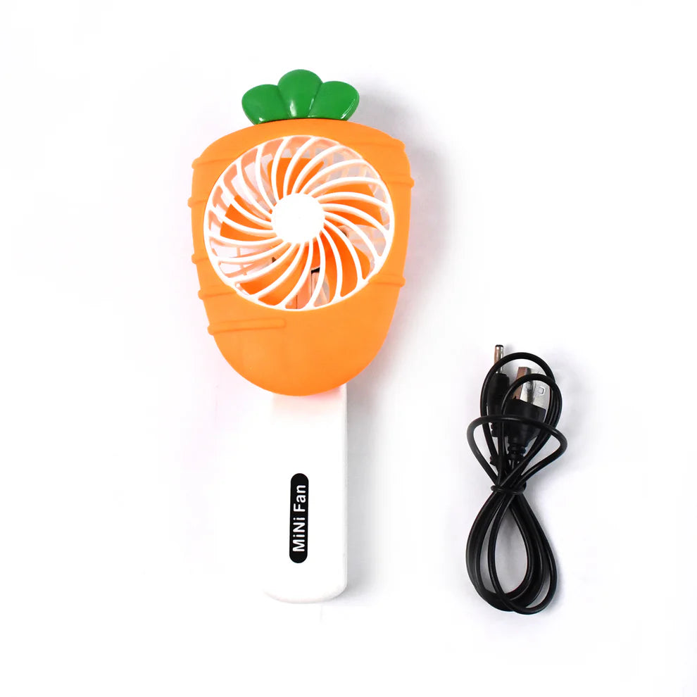 Zest Portable Handheld Mini Fan – Rechargeable, Lightweight & Stylish | Rechargeable, Travel-Friendly Cooling in Mix Colours