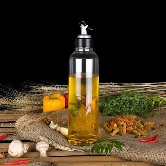 Zest Plastic Oil Dispenser – 1L Capacity with Lid & Drip-Free Design | Plastic with Lid & Drip-Free Spout