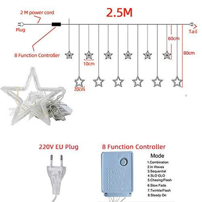 Zest Desidiya 12 Star LED Lights – Diwali & Christmas Decoration for Home Decor