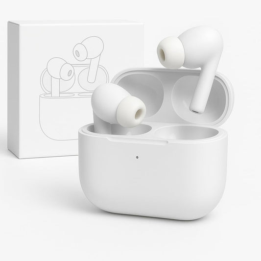 Zest Wireless Earbuds | Bluetooth 5.1 TWS, Touch Control, Super Bass LED Display, Deep Bass, Sports Headset (White) I ZSNGG09