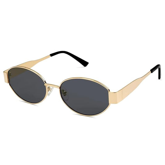 Zest Fashionable Retro Sunglasses for Women & Men | Trendy, Stylish & Classic Design | UV400 Protection & Durable Metal Frame