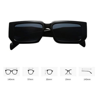 Zest C3 UV Protection Rectangular Sunglasses for Men and Women