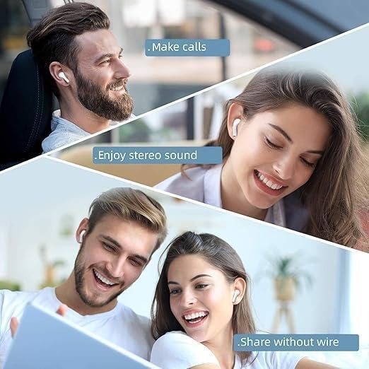 Zest Wireless Earbuds | Bluetooth 5.1 TWS, Touch Control, Super Bass LED Display, Deep Bass, Sports Headset (White) I ZSNGG09