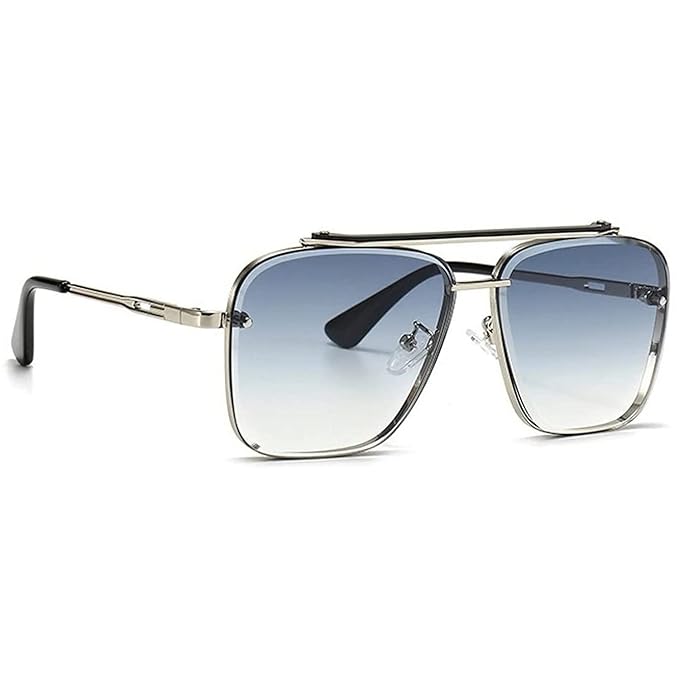 Zest Protected Driving Gradient Square | Metal Body | Sunglasses for Men
