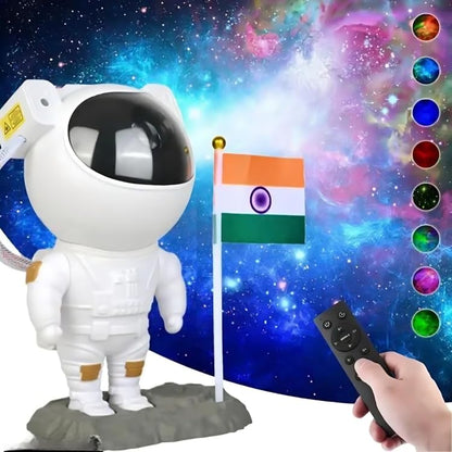 Zest Astronaut Galaxy Projector - Starry Night Light with Adjustable Projection, Remote Control , Bedroom & Party Decor System
