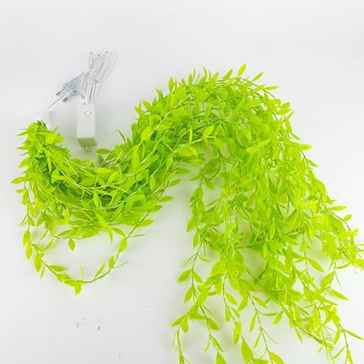 Zest Leaf LED Curtain Fairy Lights – Warm White Decorative Lights for Home & Events