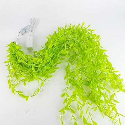 Zest Leaf LED Curtain Fairy Lights – Warm White Decorative Lights for Home & Events