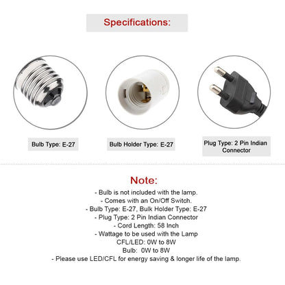 Zest Wooden Incandescent Table Lamps for Home Decoration Table Lamp for Bedroom Bedside Lamp for Living Room