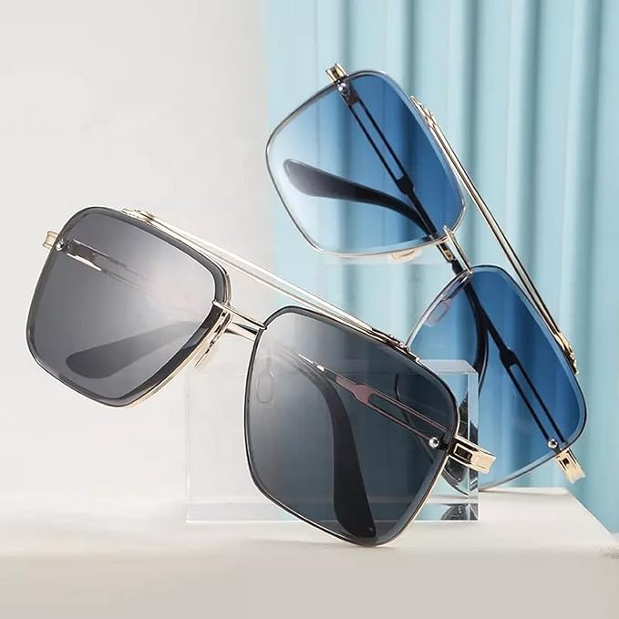 Zest Protected Driving Gradient Square | Metal Body | Sunglasses for Men