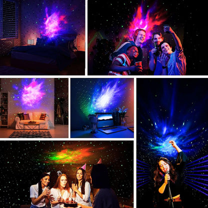 Zest Astronaut Galaxy Projector - Starry Night Light with Adjustable Projection, Remote Control , Bedroom & Party Decor System