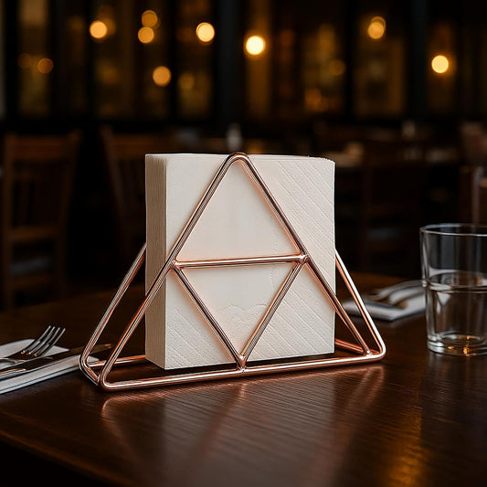 Zest Napkin Holder for Dining Table - Tissue Paper Stand for Kitchen, Table, Home Décor, Office, Restaurant, Tissue Dispenser Organizer for Dinner Tables, Kitchen and Bathroom