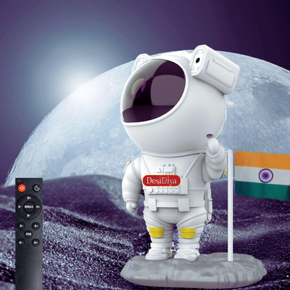 Zest Astronaut Galaxy Projector - Starry Night Light with Adjustable Projection, Remote Control , Bedroom & Party Decor System