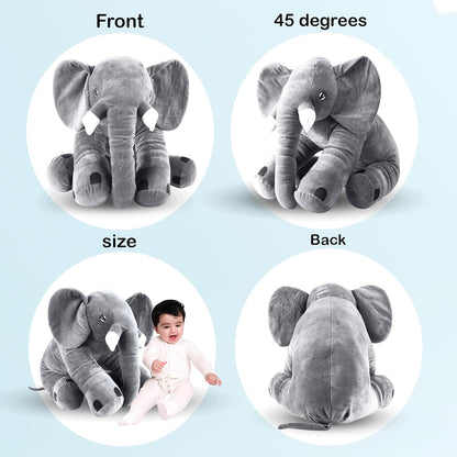 Zest Large Elephant Soft Toy | Plush Hugging Toy for Boys & Girls | Fibre-Filled & Cuddly