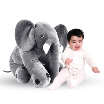 Zest Large Elephant Soft Toy | Plush Hugging Toy for Boys & Girls | Fibre-Filled & Cuddly