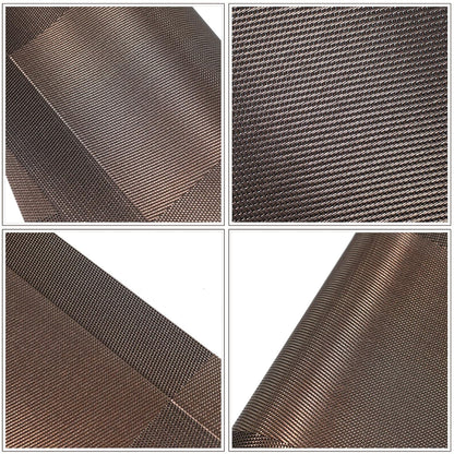 Zest Placemats Place Mats for Kitchen Dining Table, Heat-Resistant StainAnti-Skid Washable PVC Table Mats and Vinyl Dinner Mats