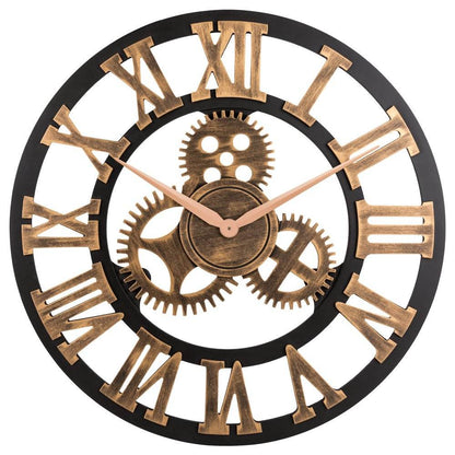 Custom Rotating Wooden Wall Clock – High-Quality Modern Home Decoration