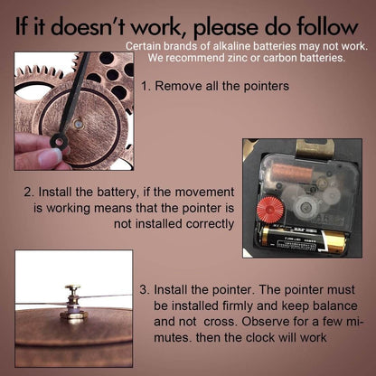 Custom Rotating Wooden Wall Clock – High-Quality Modern Home Decoration