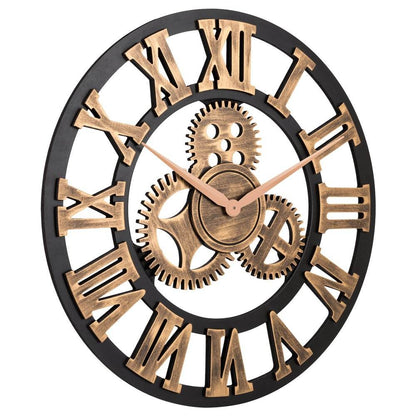 Custom Rotating Wooden Wall Clock – High-Quality Modern Home Decoration