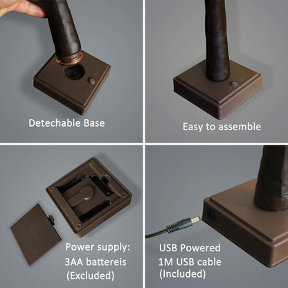 24 LED Tabletop Christmas Tree Lights – USB & Battery Powered Holiday Decoration