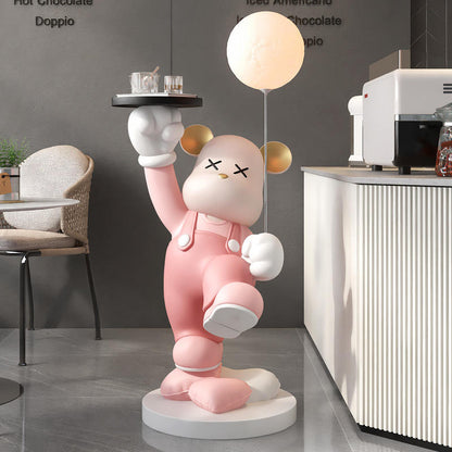 Luxury Bear LED Floor Lamp – Creative Large Ornament For Living Room & Home Decoration
