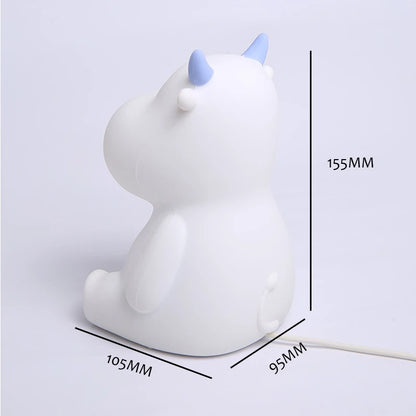Cow Night Light – Soft Silicone LED Touch Lamp for Kids
