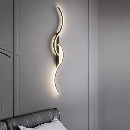 Modern Long Strip Wall Light – 60cm/80cm/100cm Bedroom & Living Room Decorative Lamp