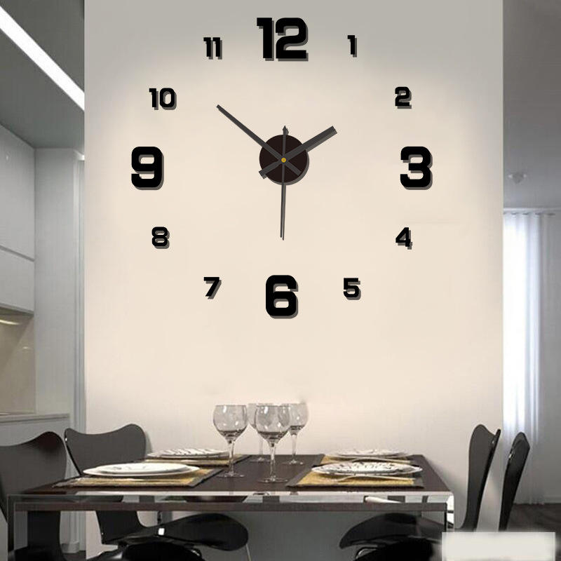 3D Luminous Digital Analog Wall Clock – Stylish LED Display With Glow Feature