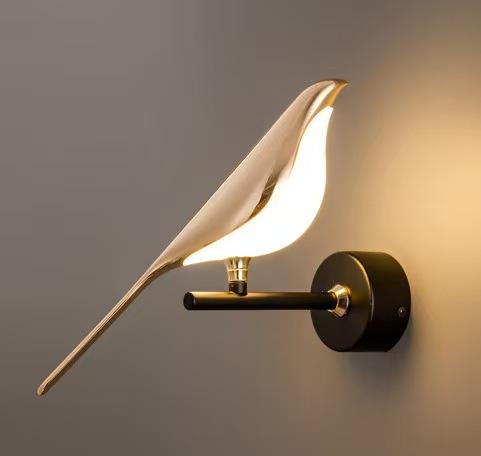 Luxury Bird Shape LED Wall Lamp – Modern European Style Decorative Light For Living Room & Corridor
