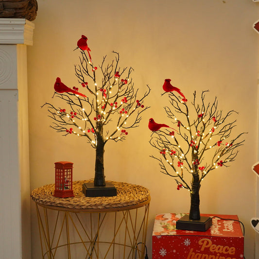 Prelit Black Christmas & Halloween Tree – Dual Power USB/Battery LED Festive Lights