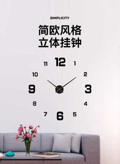 3D Luminous Digital Analog Wall Clock – Stylish LED Display With Glow Feature