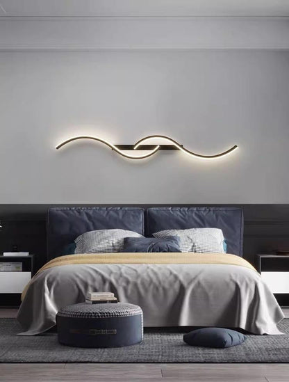 Modern Long Strip Wall Light – 60cm/80cm/100cm Bedroom & Living Room Decorative Lamp