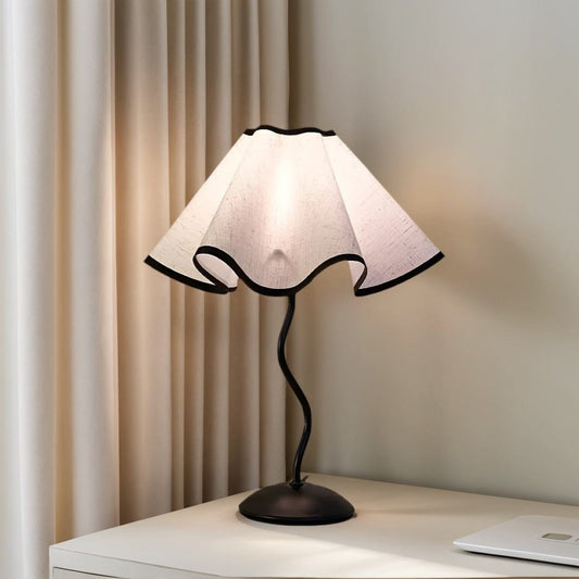 Modern Minimalist Bedside Table Lamp – Warm LED Night Light For Home Decor