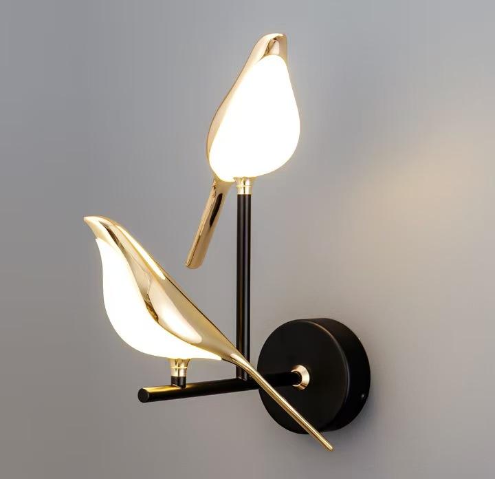 Luxury Bird Shape LED Wall Lamp – Modern European Style Decorative Light For Living Room & Corridor
