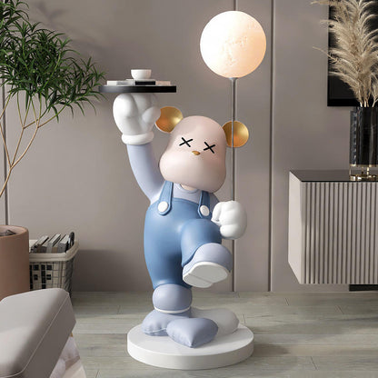 Luxury Bear LED Floor Lamp – Creative Large Ornament For Living Room & Home Decoration