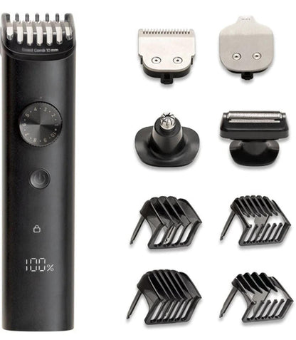 Zest Waterproof Grooming Kit Trimmer | 80 Min Runtime, 40 Length Settings – Matte Black- ZEGM1