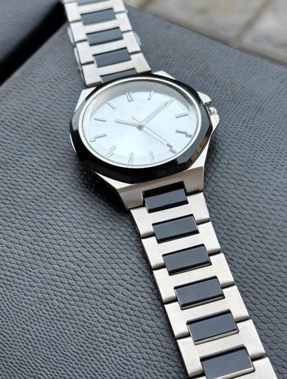 Premium Eddy Watch| Round Dial Men's Watch with Stainless Steel Strap Analog Watch By Zest - For Men ZM004