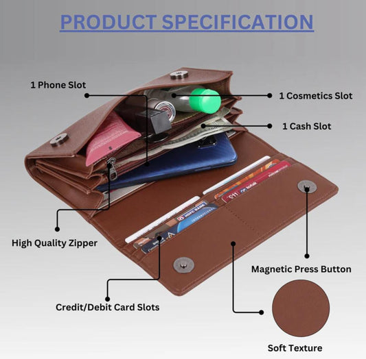 Zest Casual, Formal, Party Brown Clutch
